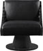 Millwin - Swivel Accent Chair With Black Base - Simple Home Plus