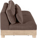 Turin - Chenille Fabric Upholstered Modular Sectional - Brown - Simple Home Plus