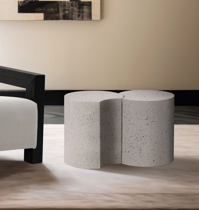 Dimple - 2 Piece Modular End Table - Terazzo Finish - Simple Home Plus