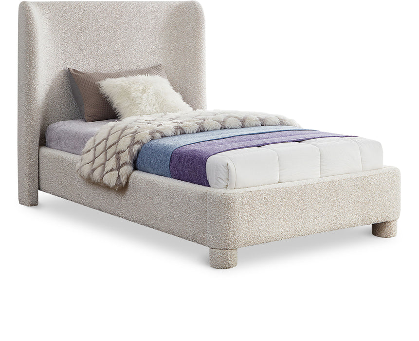 Penny - Boucle Fabric Bed - Simple Home Plus