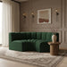 Arc - Boucle Fabric 3 Piece Modular U-Shaped Sofa - Simple Home Plus