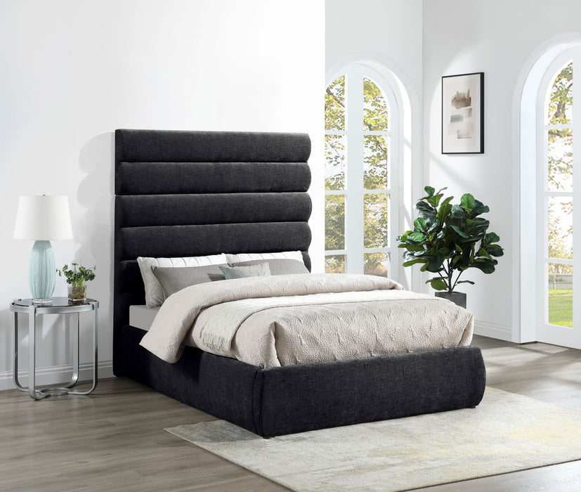 Adam - Chenille Fabric Bed With 70.5" Headboard - Simple Home Plus