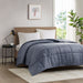 Comfort Cool Jersey Knit - Oversized Down Alternative Comforter - Blue - Simple Home Plus