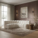 Arc - Boucle Fabric 4 Piece Corner Modular Sofa - Simple Home Plus