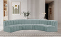 Arc - Faux Leather 6 Piece U-Shaped Modular Sofa - Simple Home Plus