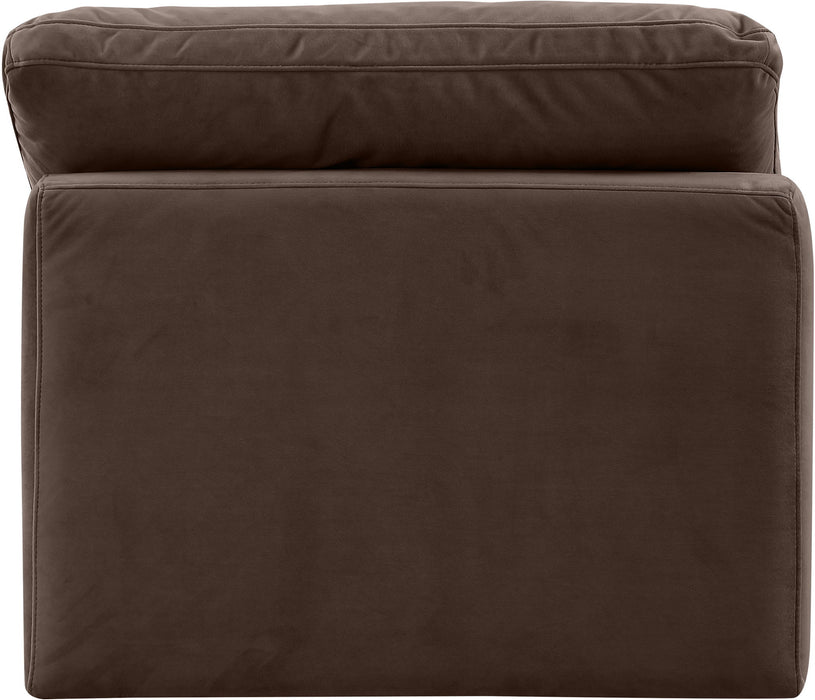 Indulge - Velvet Armless Chair - Simple Home Plus
