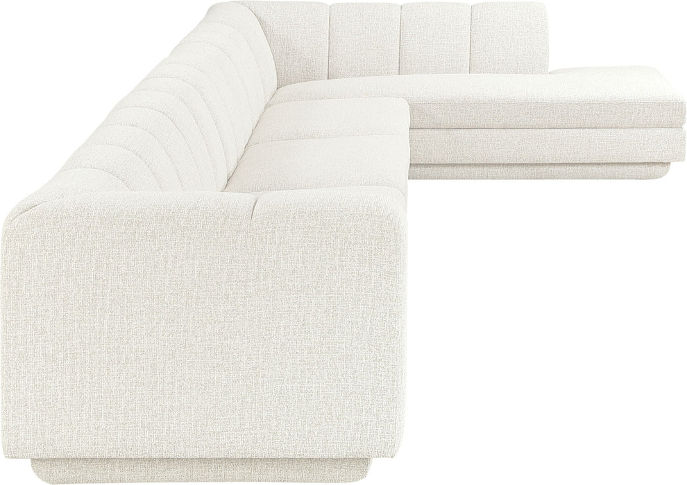 Modari - Sectional - Cream - Simple Home Plus