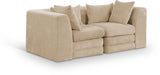 Stellar - 2 Piece 76" Upholstered Modular Loveseat - Simple Home Plus