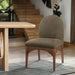 Waldorf - Boucle Dining Side Chair With Brown Legs - Simple Home Plus