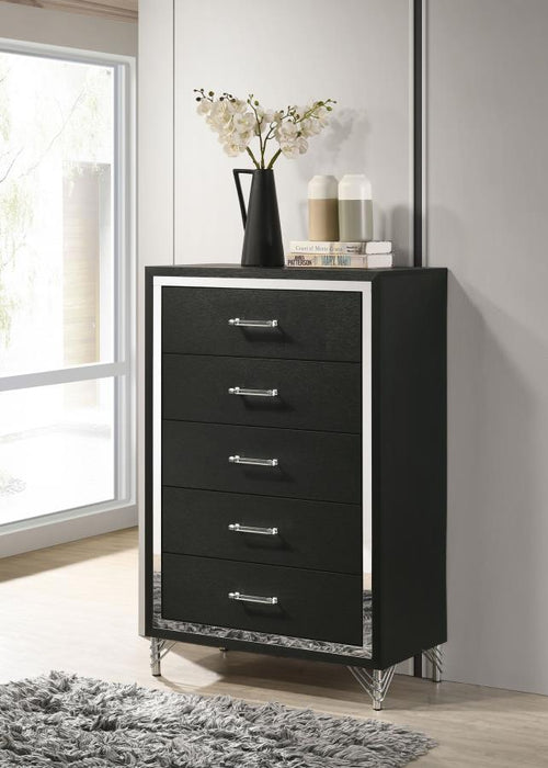 Lucia - 5-Drawer Bedroom Chest - Simple Home Plus