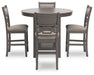 Wrenning - Gray - Drm Counter Table Set (Set of 5) - Simple Home Plus