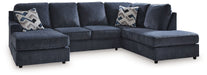 Albar Place - Sectional With Ottoman - Simple Home Plus