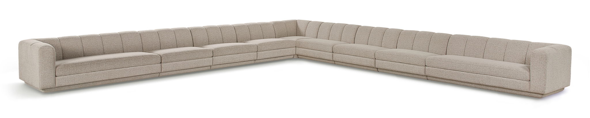 Modari - Sectional - Beige - Simple Home Plus