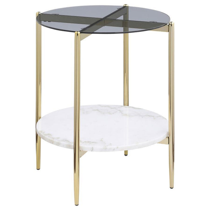 Jonelle - Round Coffee Table Set - Simple Home Plus