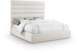 Adam - Linen Fabric Bed With 70.5" Headboard - Simple Home Plus