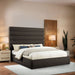 Adam - Boucle Fabric Bed With 70.5" Headboard - Simple Home Plus