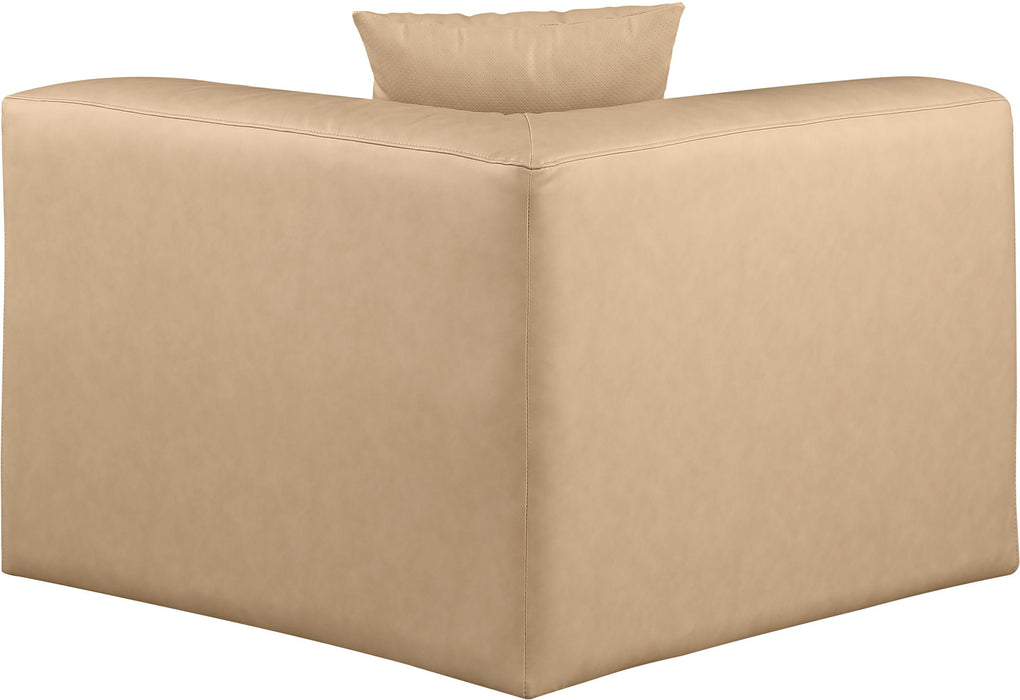 Cube - Corner Chair - Tan - Simple Home Plus