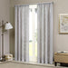 Irina - Diamond Sheer Window Curtain - Gray - Simple Home Plus