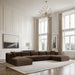 Shaggy - 7 Piece Modular Sectional With 2 Ottomans - Simple Home Plus