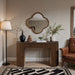 Astrid - Solid Wood And Oak Veneer Console Table - Simple Home Plus