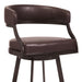 Saturn - Swivel Bar Stool - Auburn Bay Legs - Simple Home Plus