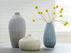 Eiderman - Vase Set (Set of 3) - Gray / Blue / Green - Simple Home Plus