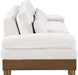 Turin - Chenille Fabric Upholstered Modular Sectional - Cream - Simple Home Plus