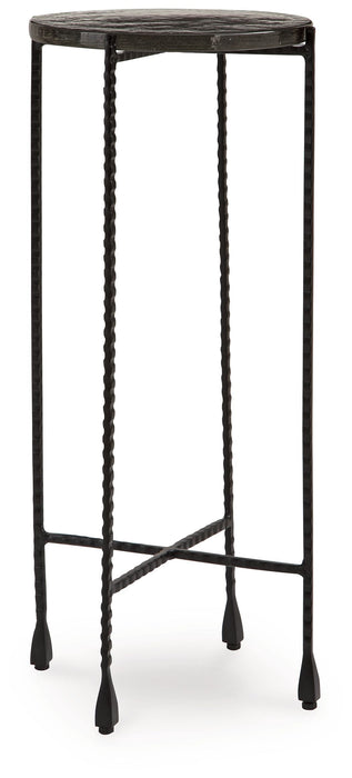 Newgoren - Clear / Black - Accent Table - Simple Home Plus