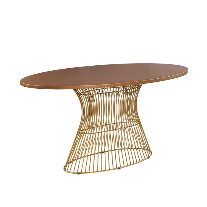 Mercer - Oval Dining Table - Bronze