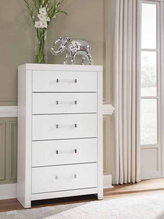 Maeling - Five Drawer Chest - Simple Home Plus