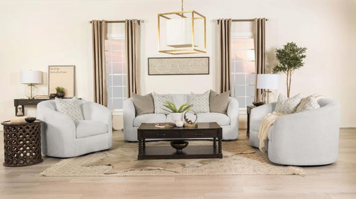 Rainn - Upholstered Tight Back Living Room Set - Simple Home Plus