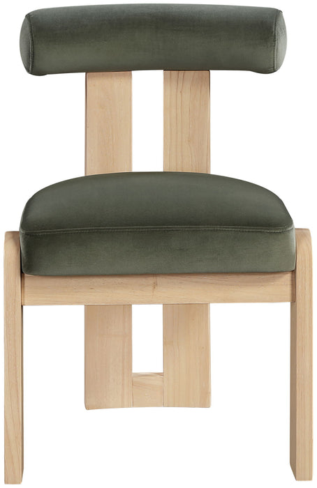 Arienzo - Performance Fabric Upholstered Dining Chair (Set of 2) - Natural Base - Simple Home Plus