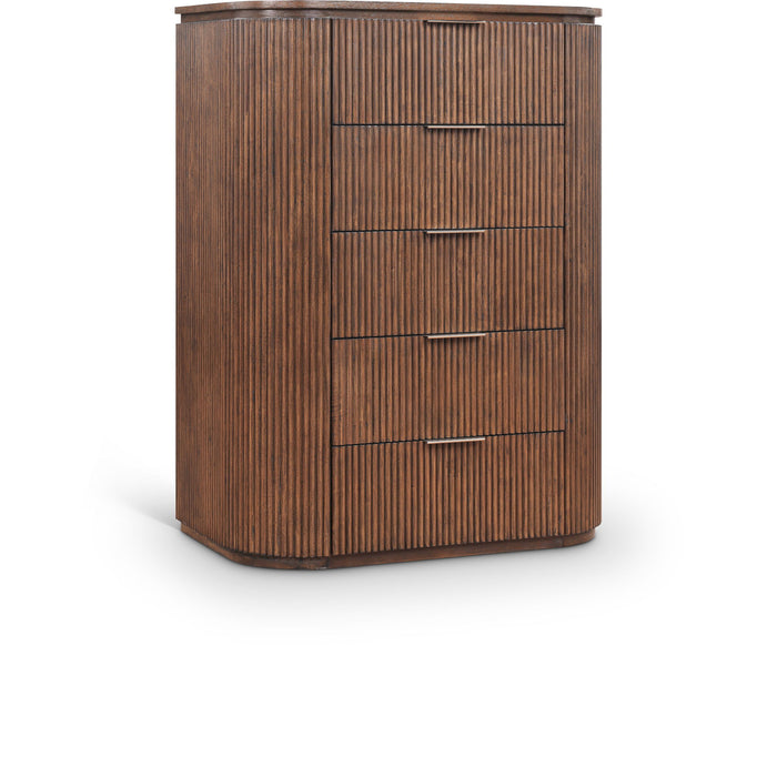 Astrid - Solid Wood And Oak Veneer Chest - Simple Home Plus