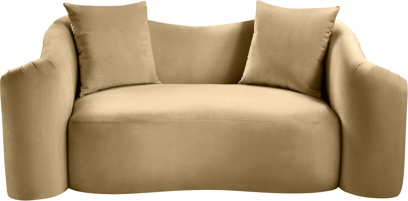 Destin - Velvet Loveseat - Simple Home Plus