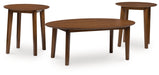 Gordonay - Brown - Occasional Table Set (Set of 3) - Simple Home Plus