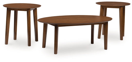 Gordonay - Brown - Occasional Table Set (Set of 3) - Simple Home Plus