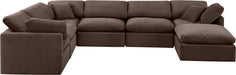 Indulge - Velvet 7 Piece Modular Sectional - Simple Home Plus