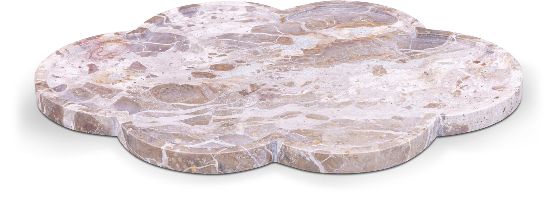 Rimini - Marble Clover Shaped Tray - Simple Home Plus