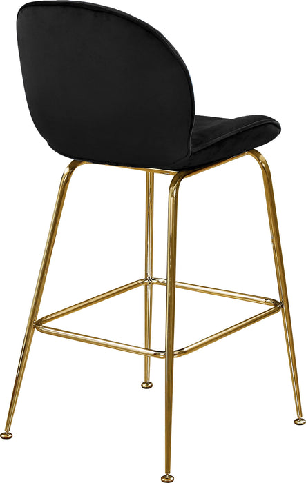 Paris - Stool with Gold Legs (Set of 2) - Simple Home Plus