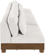 Turin - Chenille Fabric Upholstered Modular Sectional - Cream - Simple Home Plus