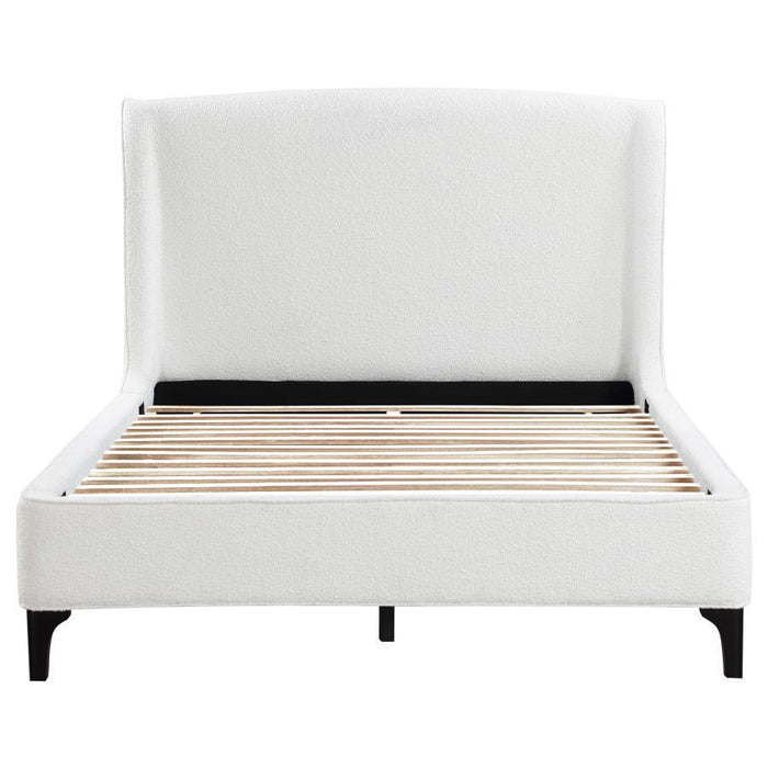 Mosby - Upholstered Wingback Bed - Simple Home Plus