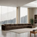 Shaggy - 6 Piece Modular Sectional With Chaise - Simple Home Plus
