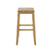 Iyani - Coastal Modern Wood Bar Height Kitchen Bar Stool - Simple Home Plus