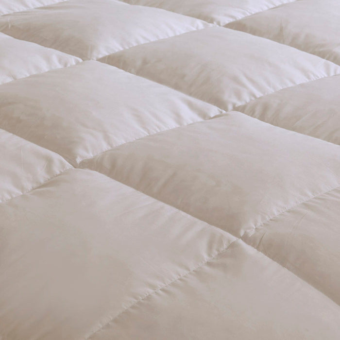 Heavy Warmth - Goose Feather and Down Oversize Comforter - Cream - Simple Home Plus