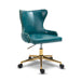 Hendrix - Office Chair with Gold Legs - Simple Home Plus