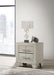 Trenton - 2-Drawer Nightstand Bedside Table - Rustic Cream - Simple Home Plus