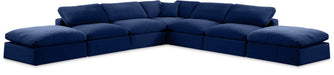 Comfy - 7 Piece Velvet Modular Corner Sectional - Simple Home Plus