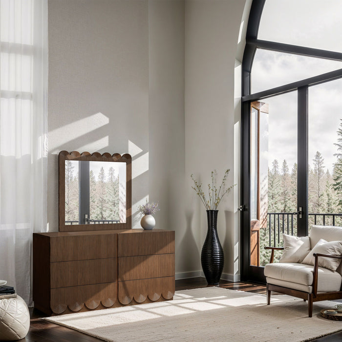 Scallop - Mirror - Simple Home Plus