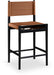 Rawlins - Counter Stool - Black Frame - Simple Home Plus