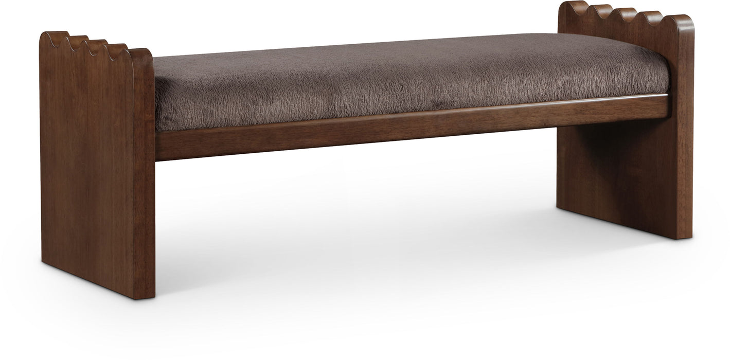 Sonia - Bench With Brown Base - Simple Home Plus